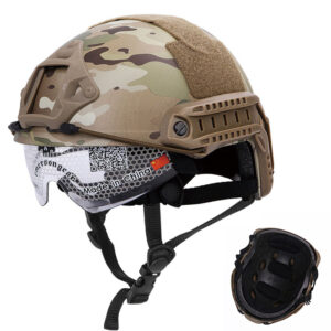 EMERSON - Casco táctico FAST, tipo MICH con gafas y montaje