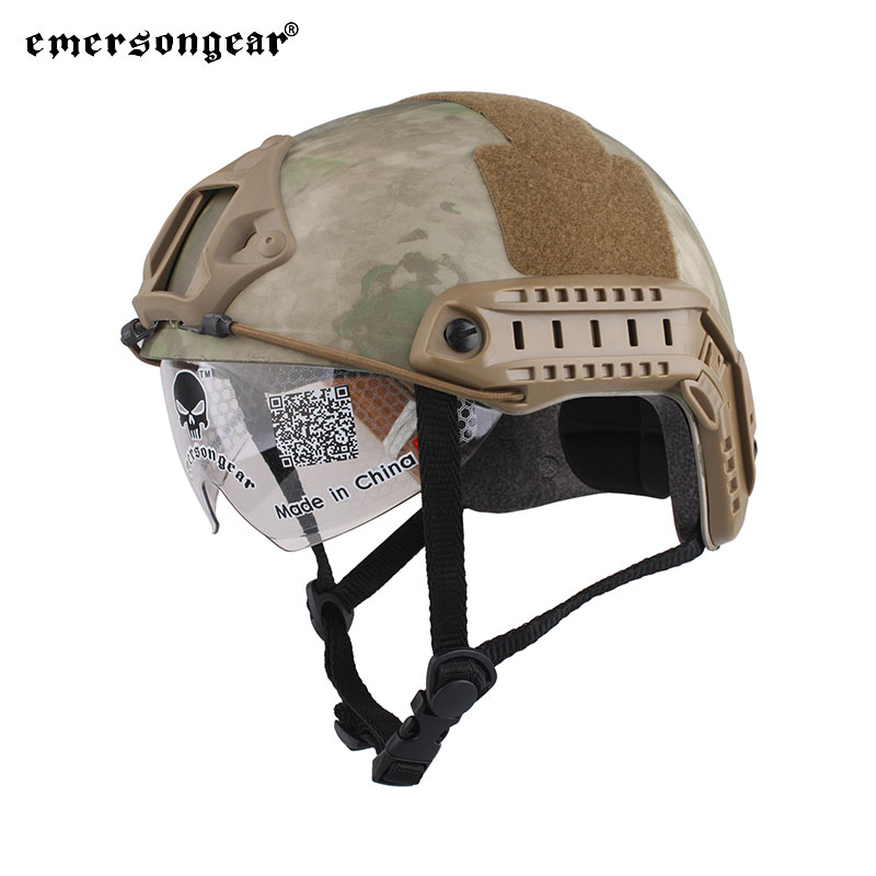 EMERSON - Casco táctico FAST, tipo MICH con gafas y montaje - Imagen 5