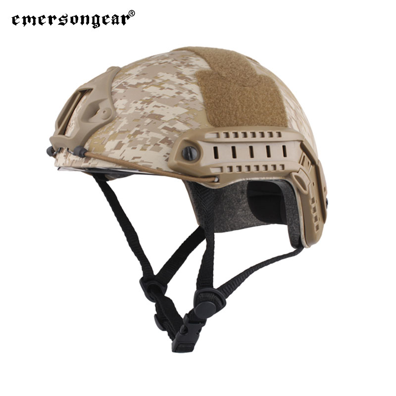 EMERSON - Casco táctico FAST, tipo MICH con gafas y montaje - Imagen 2