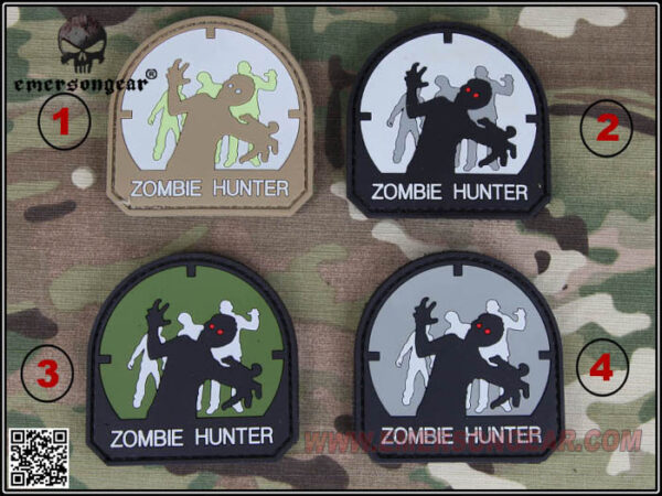 EMERSON - Parche PVC Zombie Hunter