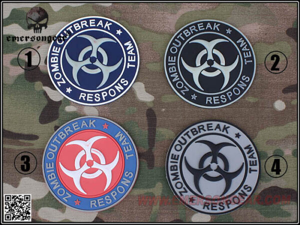 EMERSON - Parche PVC Zombie outbreak