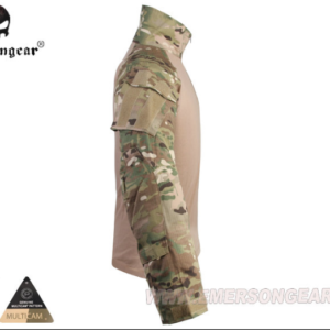 EMERSON – Camisa de combate táctico militar de camuflaje G3 MultiCam