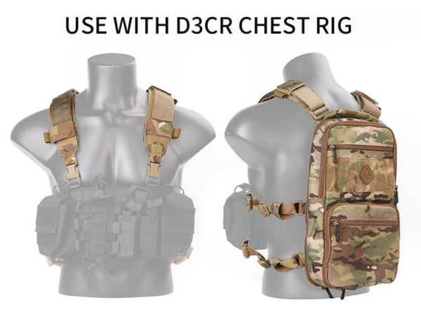 EMERSON - Mochila táctica D3 militar MOLLE MultiCam - Imagen 15
